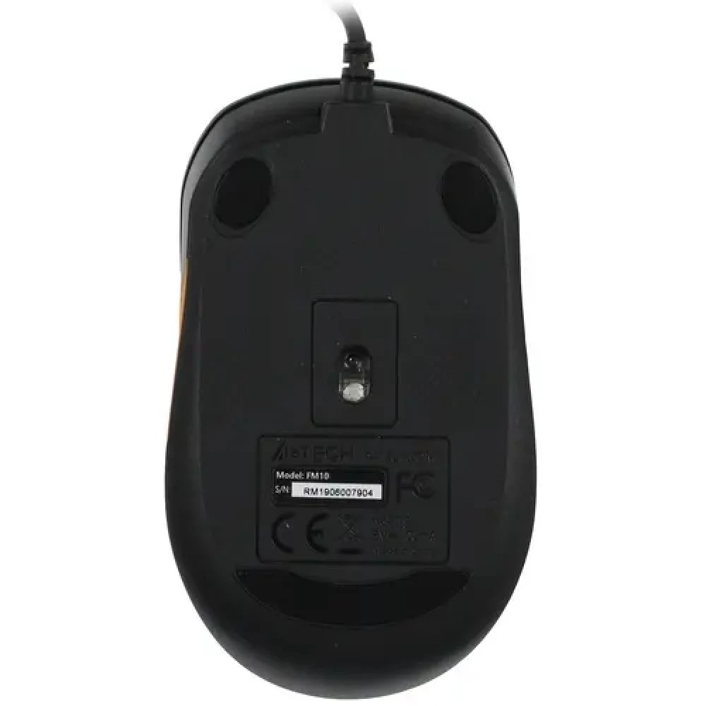 Мышь A4Tech FM10 ORANGE Бюджетные, Проводная