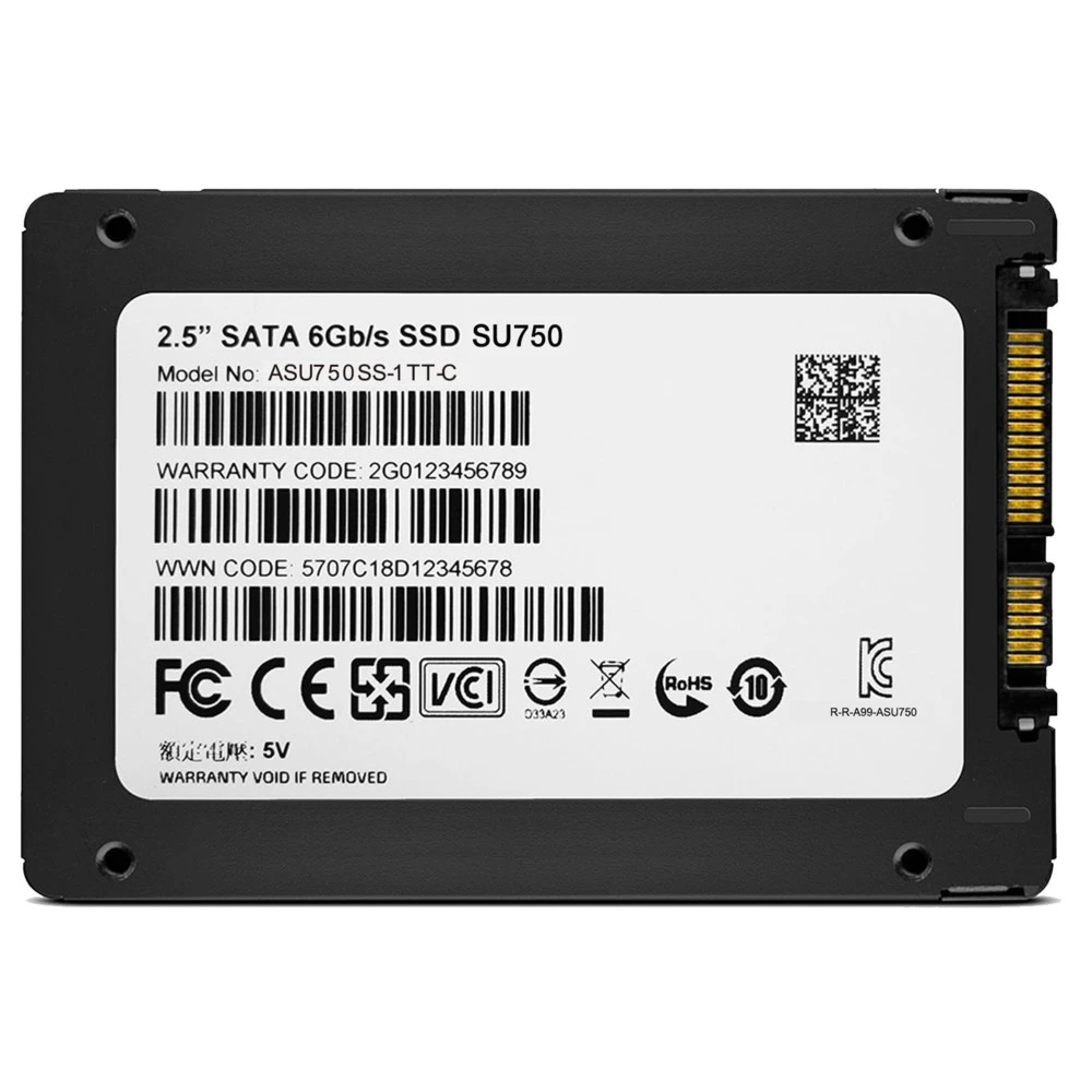 Жесткий диск ADATA ASU750SS-256GT-C SSD (твердотельные), 256 ГБ, 2.5 дюйма, SATA