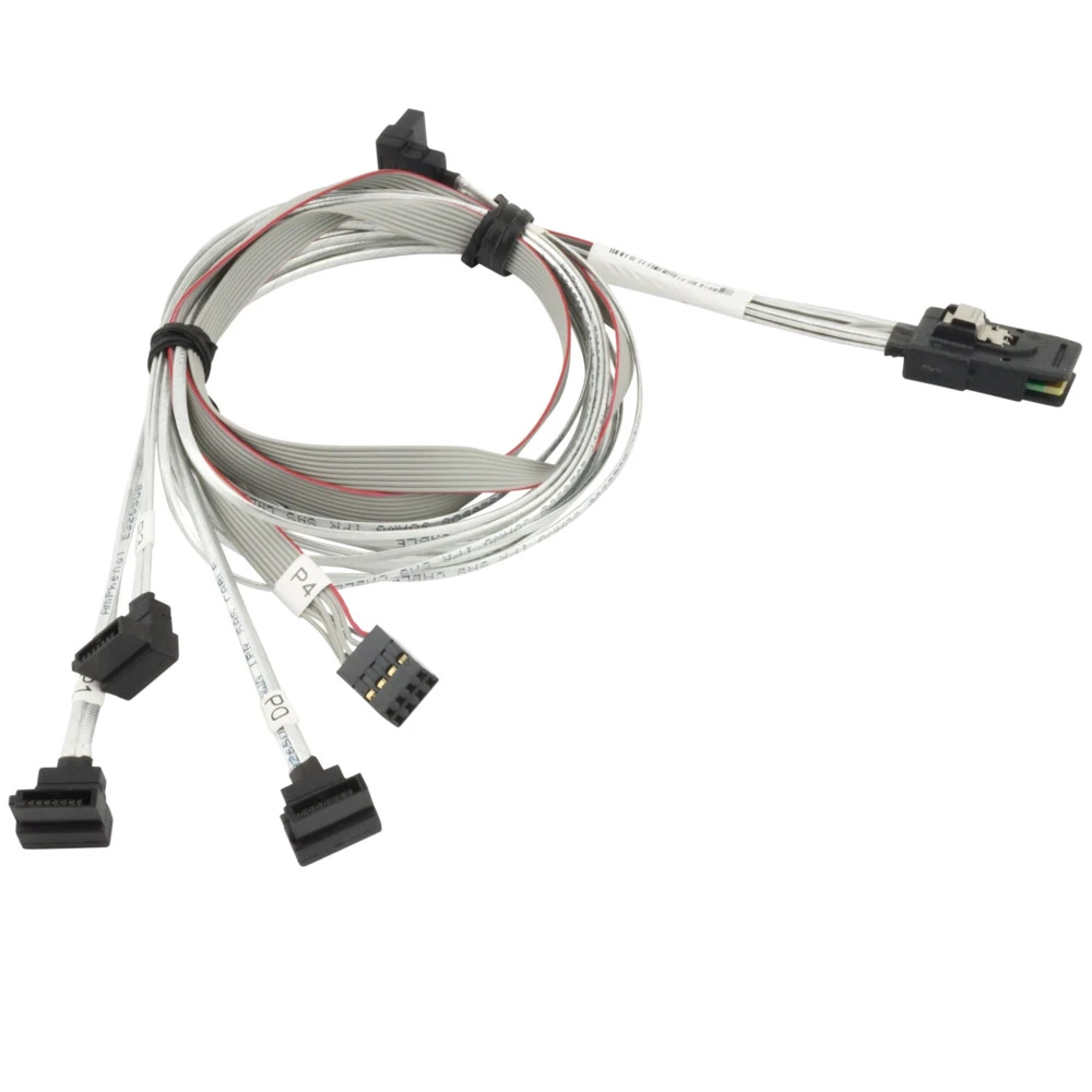 Кабель интерфейсный Supermicro MiniSAS to 4x SATA 70/60/50/50/70cm CBL-0288L SAS кабель
