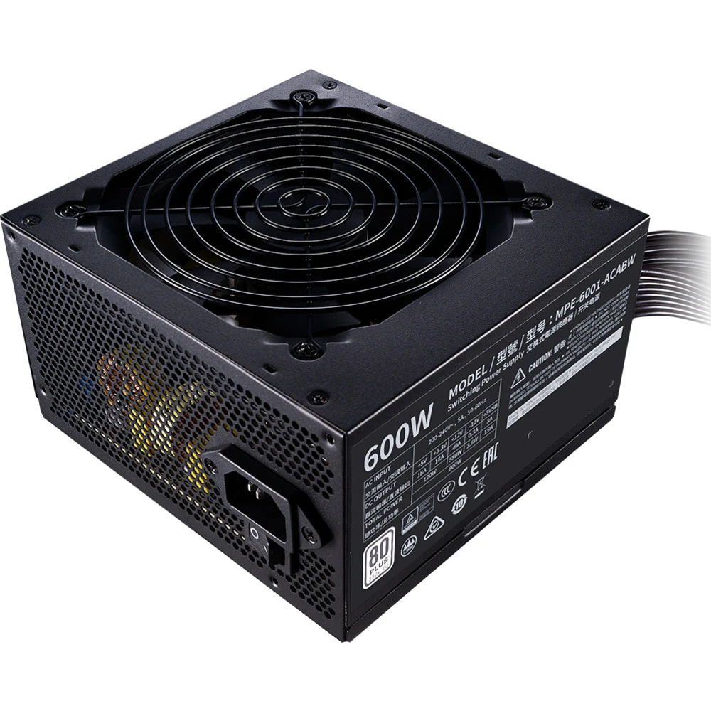 Блок питания Cooler Master MPE-6001-ACABW-EU 600 Вт, 80+