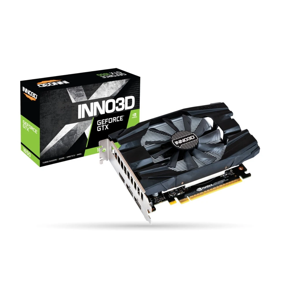 Видеокарта Inno3D GTX 1650 COMPACT 4Gb N16501-04D5-1510VA19 4 ГБ