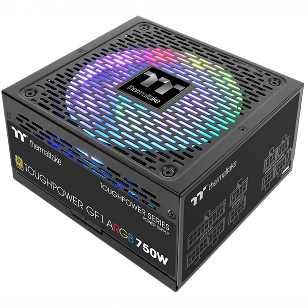 Блок питания Thermaltake Toughpower GF1 ARGB 750W (Gold) PS-TPD-0750F3FAGE-1 750 Вт, 80+ Gold