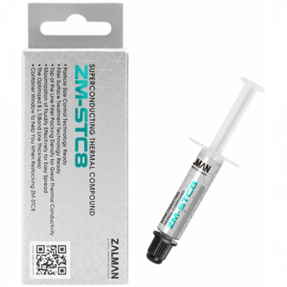 Система охлаждения Zalman Super Conducting Thermal Compound 1.5г ZM-STC8 Термопаста