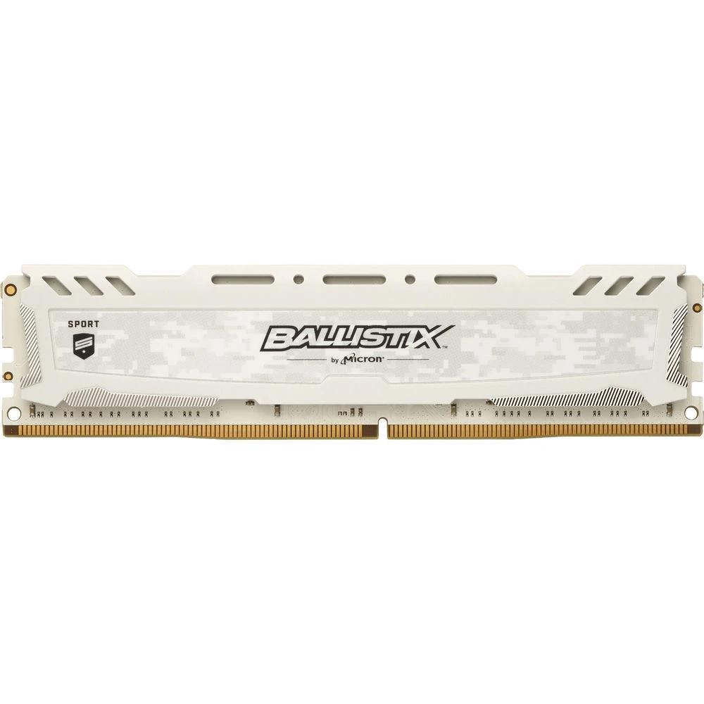 ОЗУ Crucial Ballistix Sport LT White 4x16Gb BLS4K16G4D30AESC DIMM, DDR4, 64 Гб (4 х 16 Гб), 3000 МГц