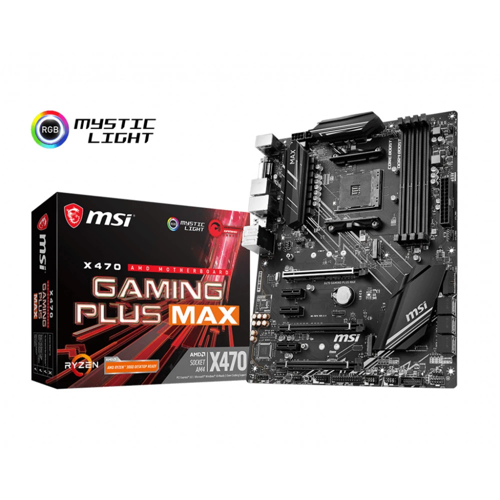 Материнская плата MSI X470 GAMING PLUS MAX ATX, AMD AM4