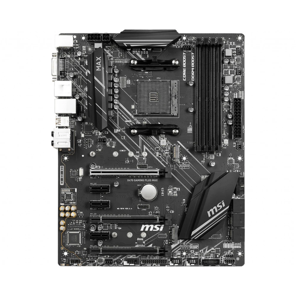 Материнская плата MSI X470 GAMING PLUS MAX ATX, AMD AM4