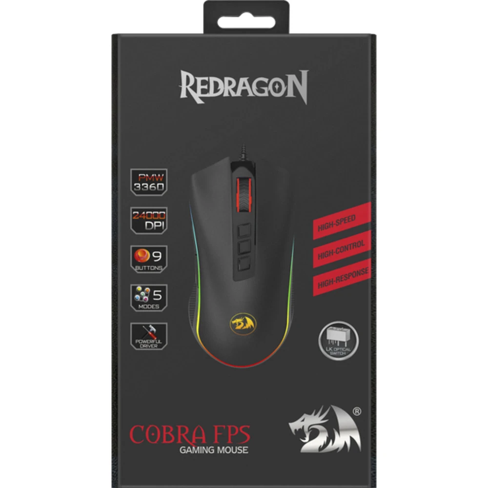 Мышь Redragon Cobra 78284 Игровые, Проводная