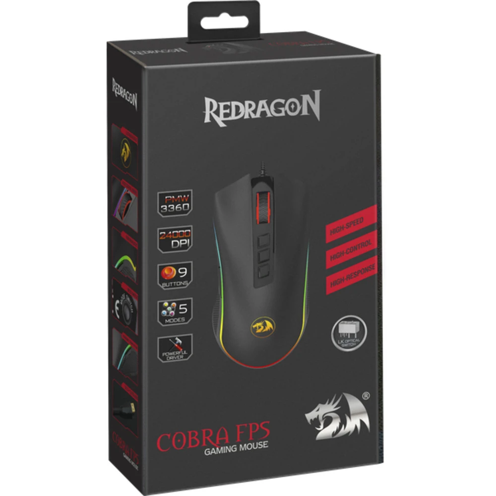 Мышь Redragon Cobra 78284 Игровые, Проводная