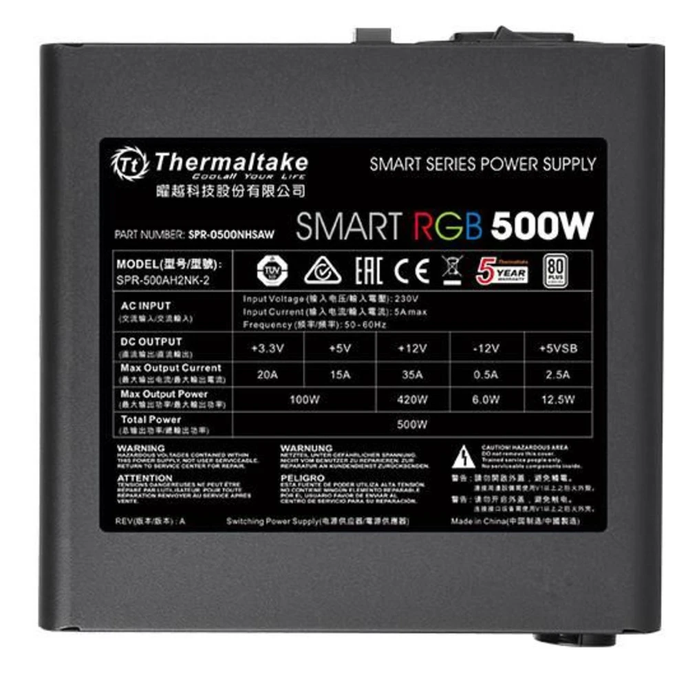 Блок питания Zalman Smart RGB 500W 500 Вт