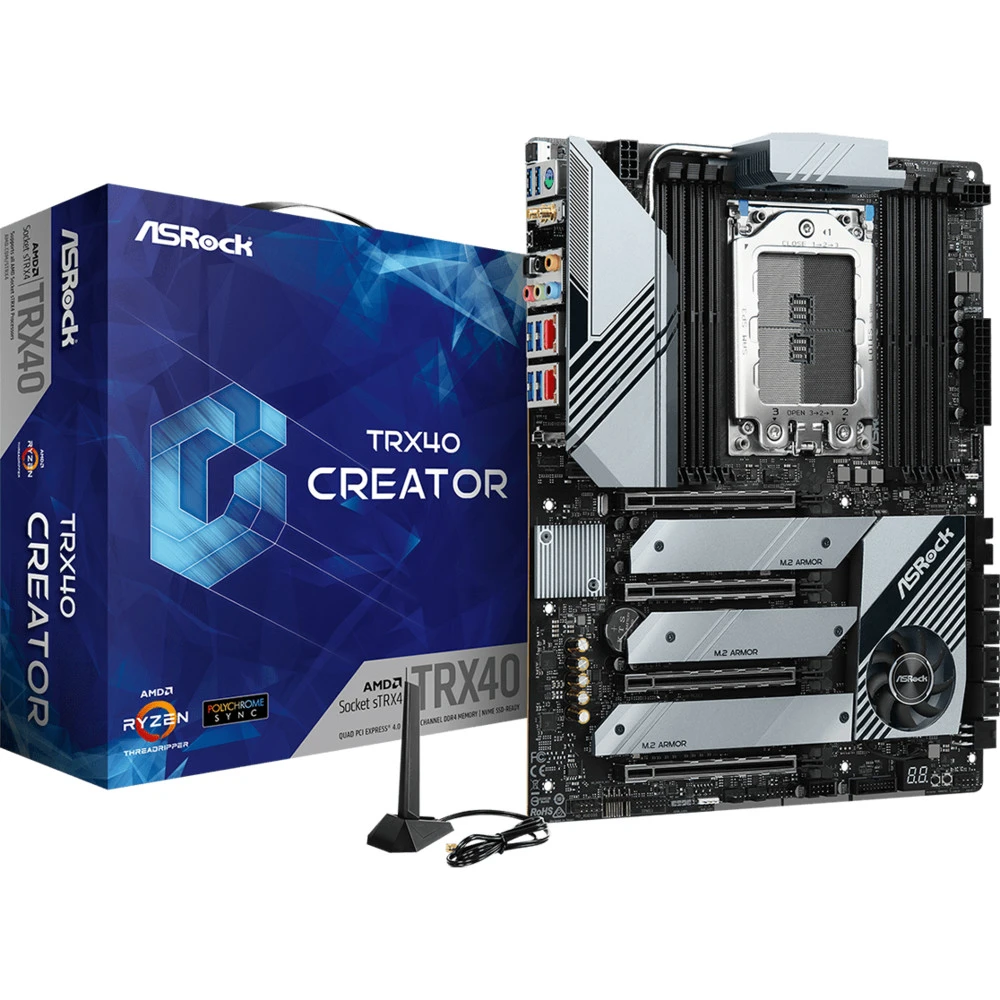 Материнская плата ASRock TRX40 Creator TRX40 CREATOR ATX, AMD sTRX4