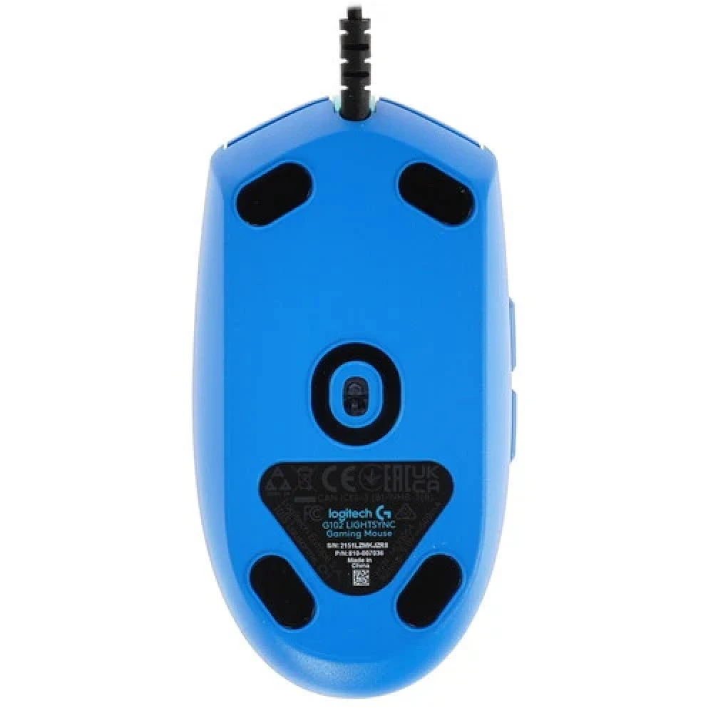 Мышь Logitech G102 BLUE 910-005801 Игровые, Проводная
