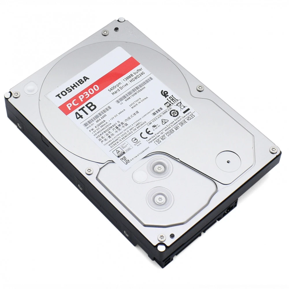 Жесткий диск Toshiba P300 HDWD240UZSVA HDD (классические), 4 ТБ, 3.5 дюйма, SATA