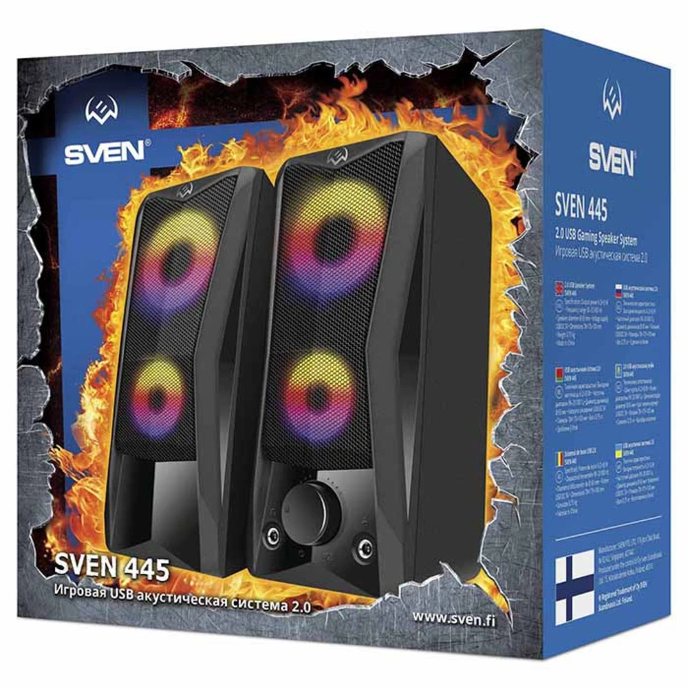 Компьютерные колонки Sven 445 SV-018580 Черный