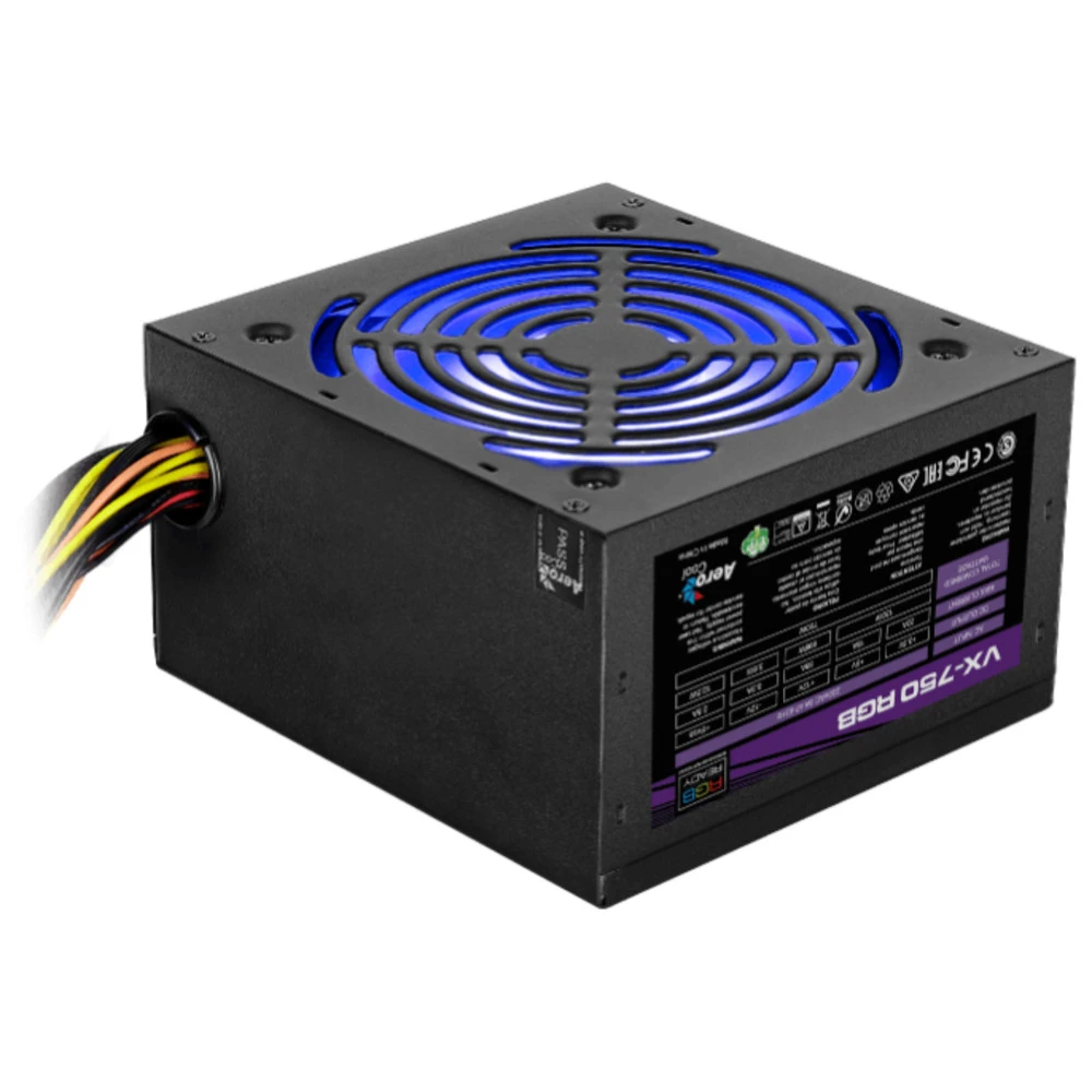 Блок питания Aerocool VX PLUS 750 RGB 750 Вт