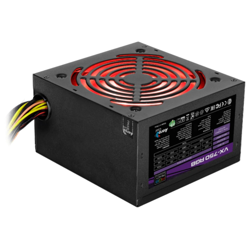 Блок питания Aerocool VX PLUS 750 RGB 750 Вт