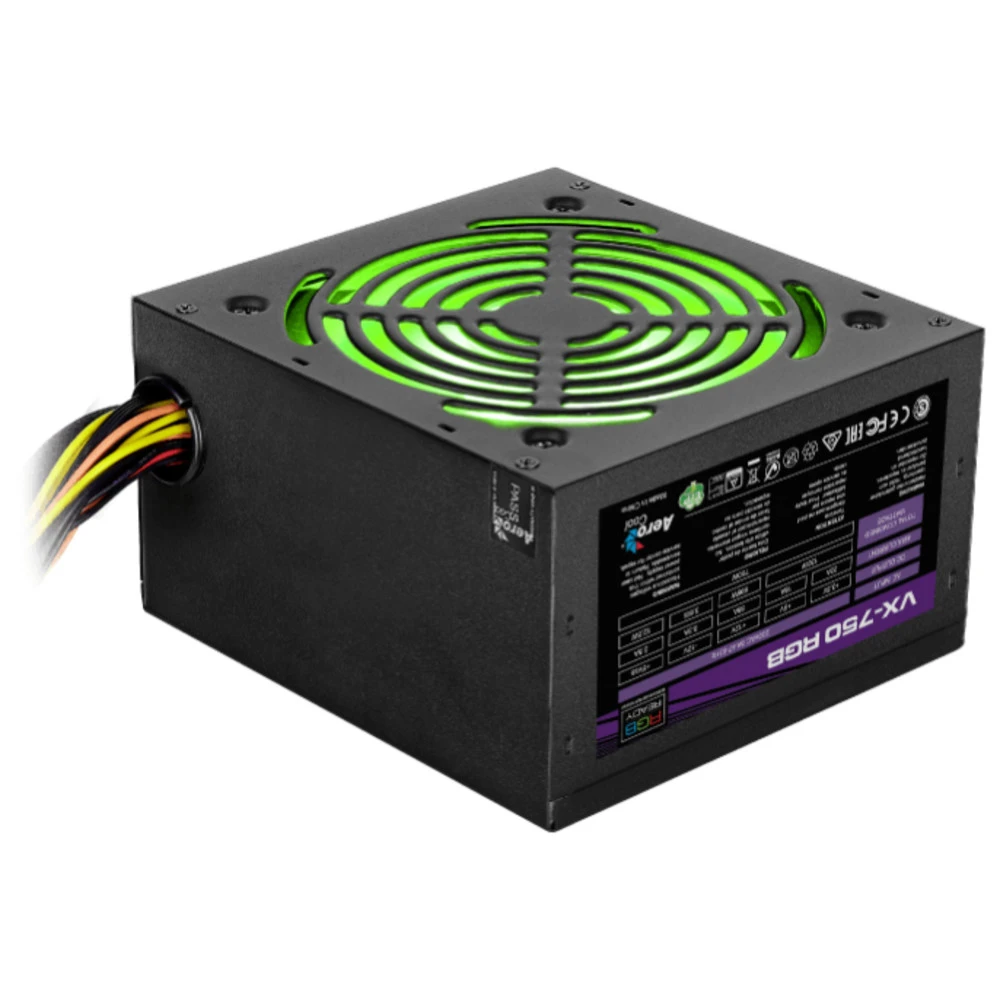 Блок питания Aerocool VX PLUS 750 RGB 750 Вт