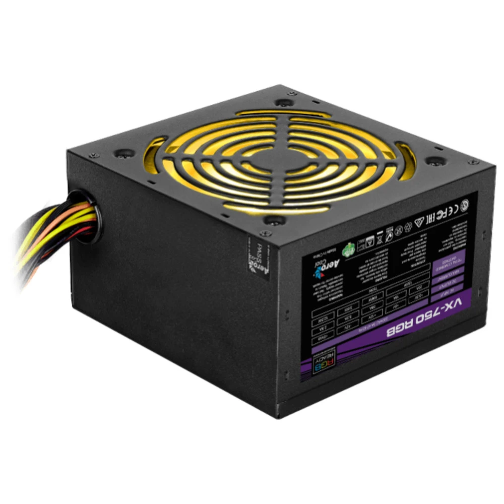 Блок питания Aerocool VX PLUS 750 RGB 750 Вт