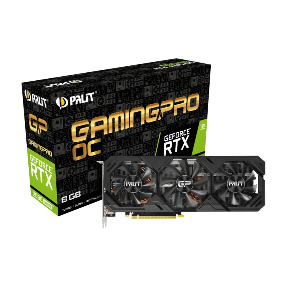 Видеокарта Palit GeForce RTX 2080 SUPER GP OC NE6208SS19P2-180T 8 ГБ