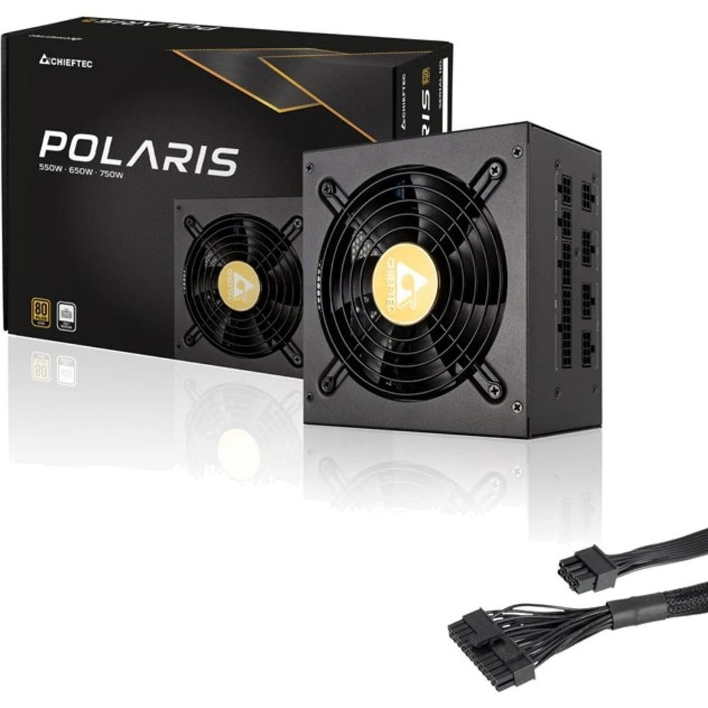 Блок питания Chieftec POLARIS 550W PPS-550FC 550 Вт, 80+ Gold