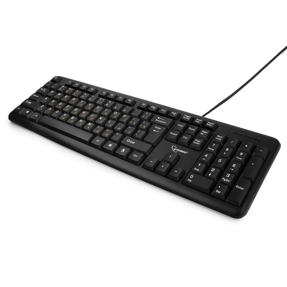 Клавиатура Gembird KB-8320U-BL Проводная, USB