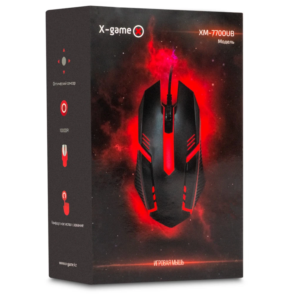 Мышь X-Game XM-770OUB Бюджетные, Проводная