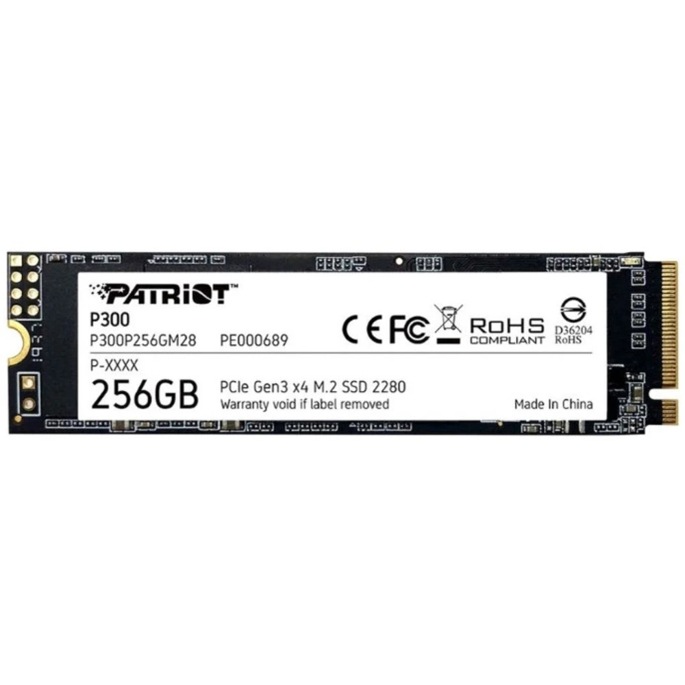 Жесткий диск Patriot P300 P300P256GM28 SSD (твердотельные), 256 ГБ, M.2, PCIe