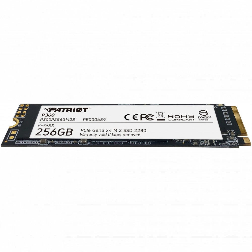 Жесткий диск Patriot P300 P300P256GM28 SSD (твердотельные), 256 ГБ, M.2, PCIe
