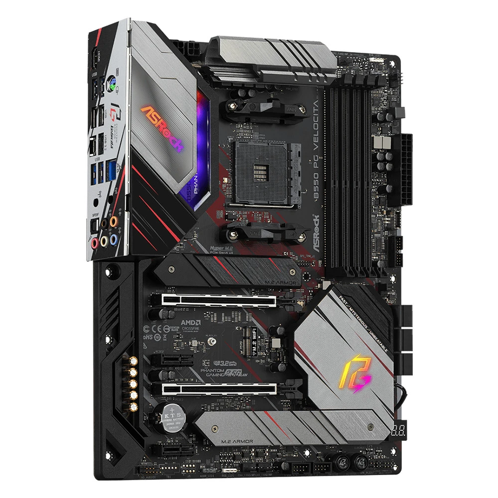 Материнская плата ASRock B550 PG Velocita B550 PG VELOCITA ATX, AMD AM4