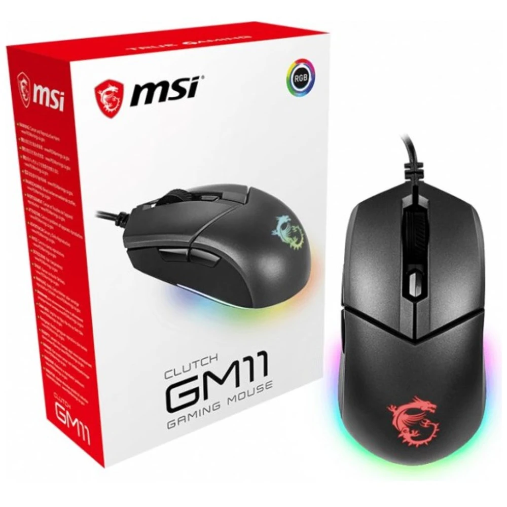 Мышь MSI Clutch GM11 Игровые, Проводная