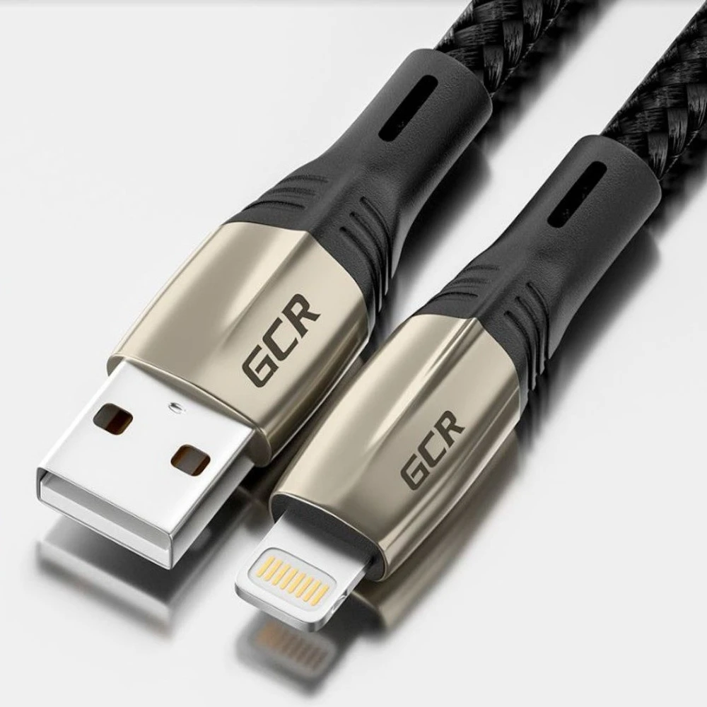 Кабель интерфейсный Greenconnect GCR-52003 USB Type A - Lightning (8pin)