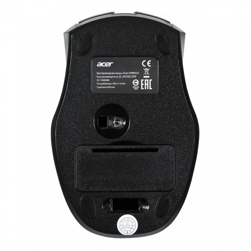 Мышь Acer OMR032 ZL.MCEEE.009 Бюджетные, Беспроводная
