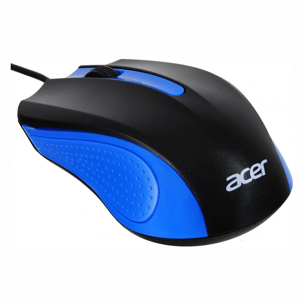 Мышь Acer OMW011 черный/синий ZL.MCEEE.002 Бюджетные, Проводная