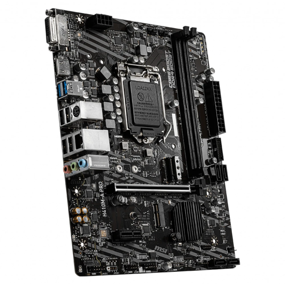 Материнская плата MSI H410M-A PRO Micro-ATX, LGA 1200