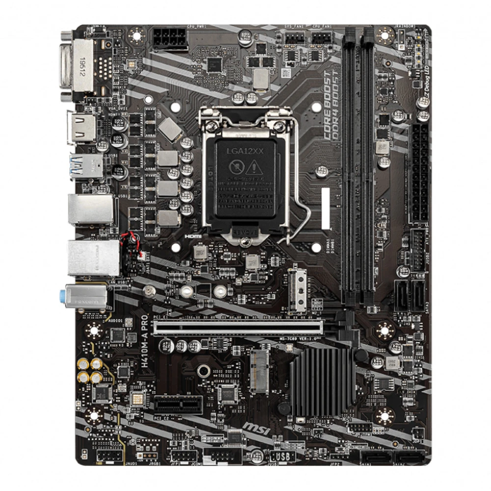 Материнская плата MSI H410M-A PRO Micro-ATX, LGA 1200