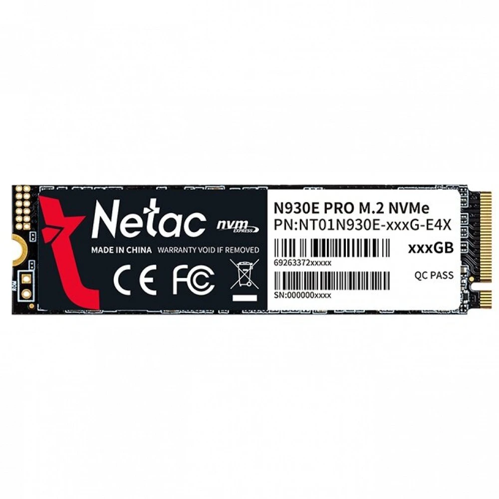 Жесткий диск Netac N930E Pro Series NT01N930E-256G-E4X SSD (твердотельные), 256 ГБ, M.2, PCIe