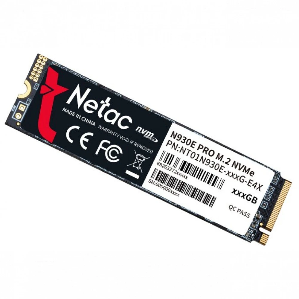 Жесткий диск Netac N930E Pro Series NT01N930E-256G-E4X SSD (твердотельные), 256 ГБ, M.2, PCIe