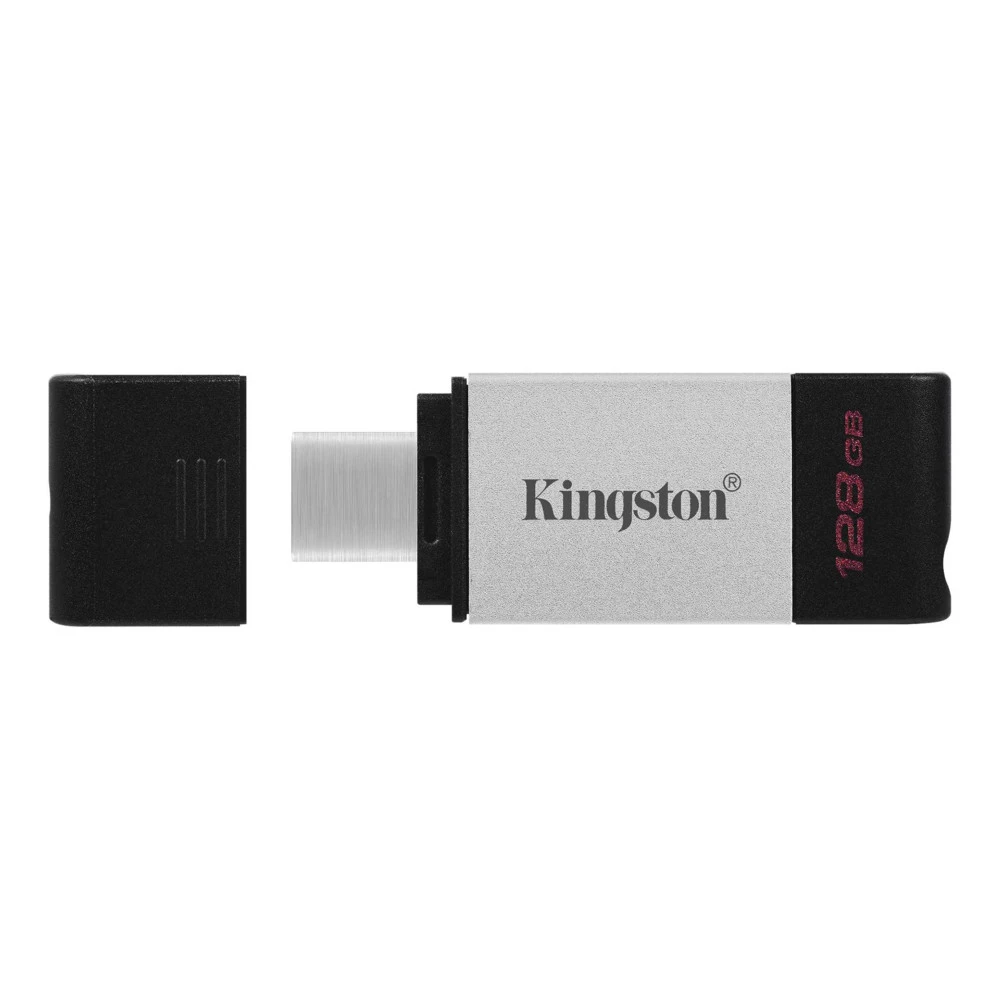 USB флешка (Flash) Kingston Data Traveler 80 (Silver-Black) DT80/128GB 128 ГБ