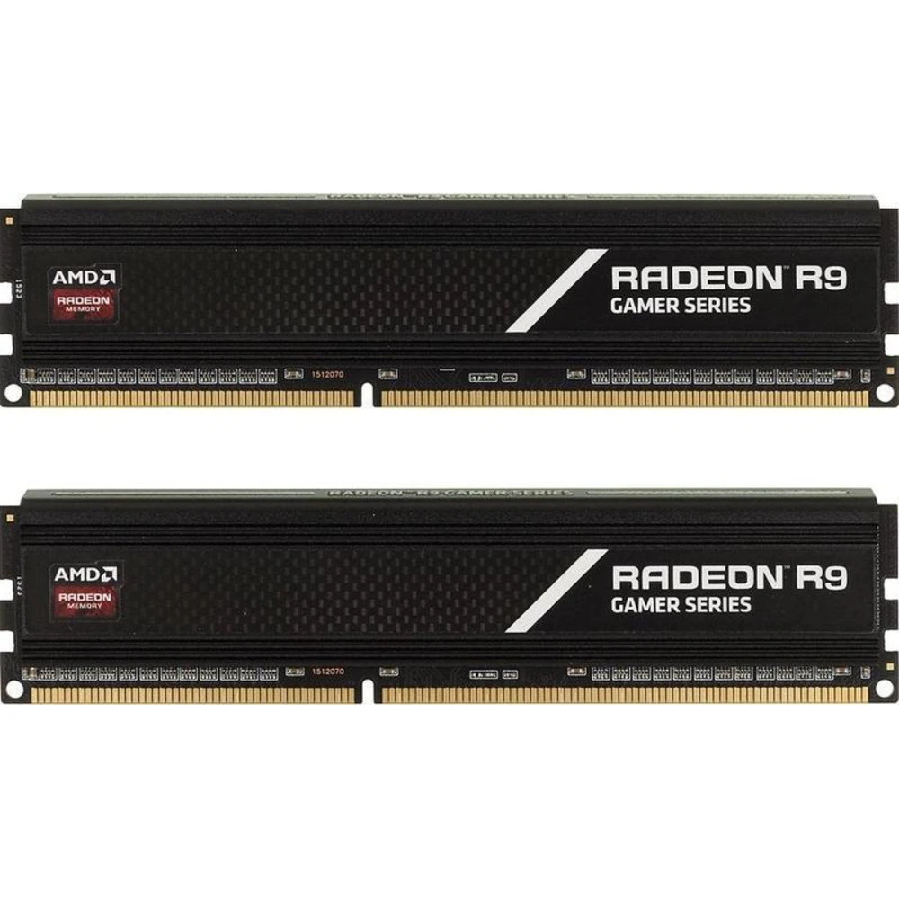 ОЗУ AMD Radeon R9 Gamer Series Black R9S432G3206U2K DIMM, DDR4, 32 Гб (2 х 16 Гб), 3200 МГц