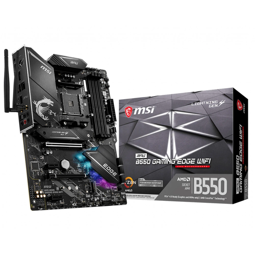 Материнская плата MSI MPG B550 GAMING EDGE WIFI ATX, AMD AM4