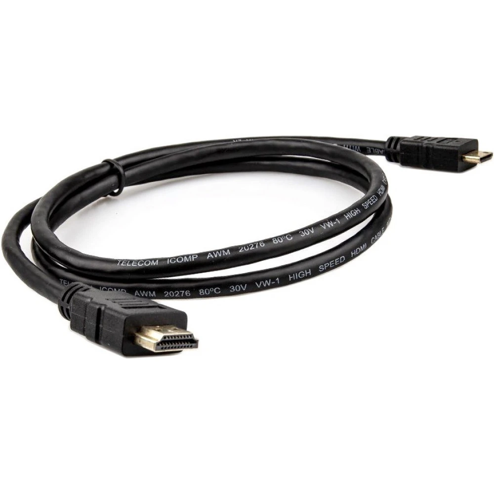 Кабель интерфейсный VCOM TCG205-1M HDMI - HDMI mini