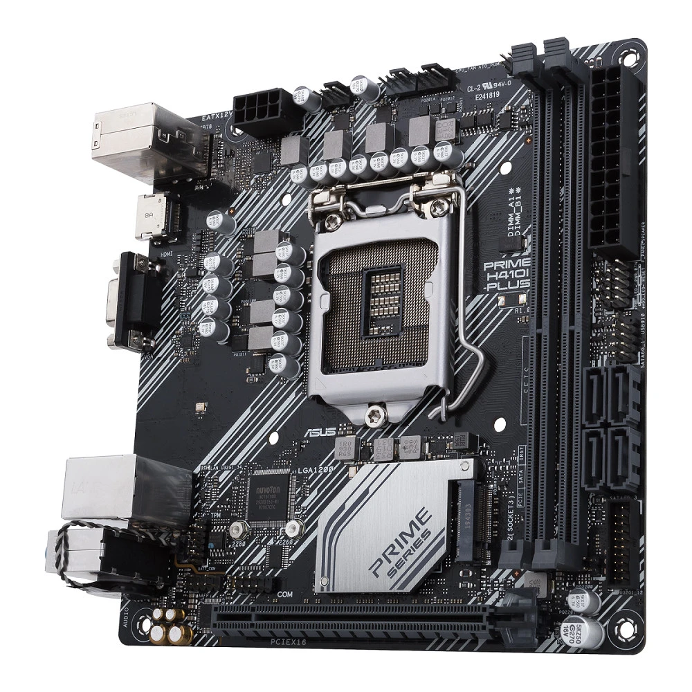 Материнская плата Asus PRIME H410I-PLUS Mini-ITX, LGA 1200