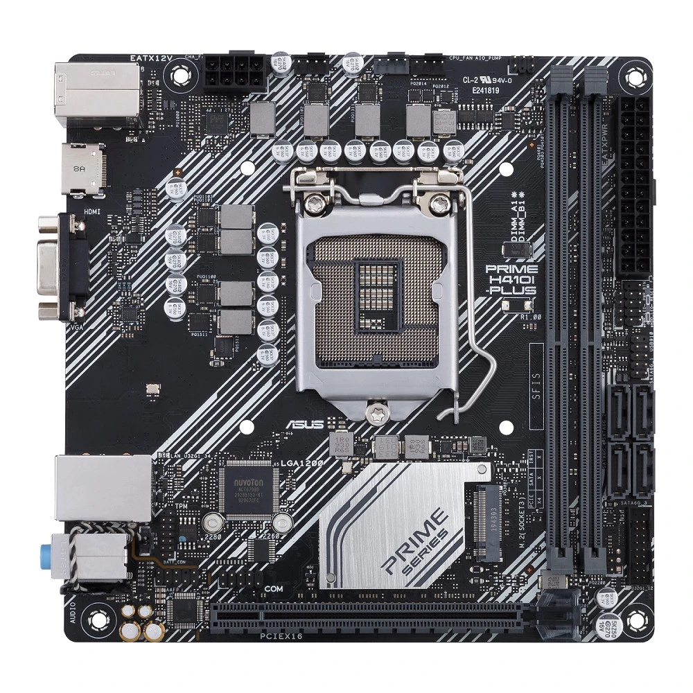 Материнская плата Asus PRIME H410I-PLUS Mini-ITX, LGA 1200