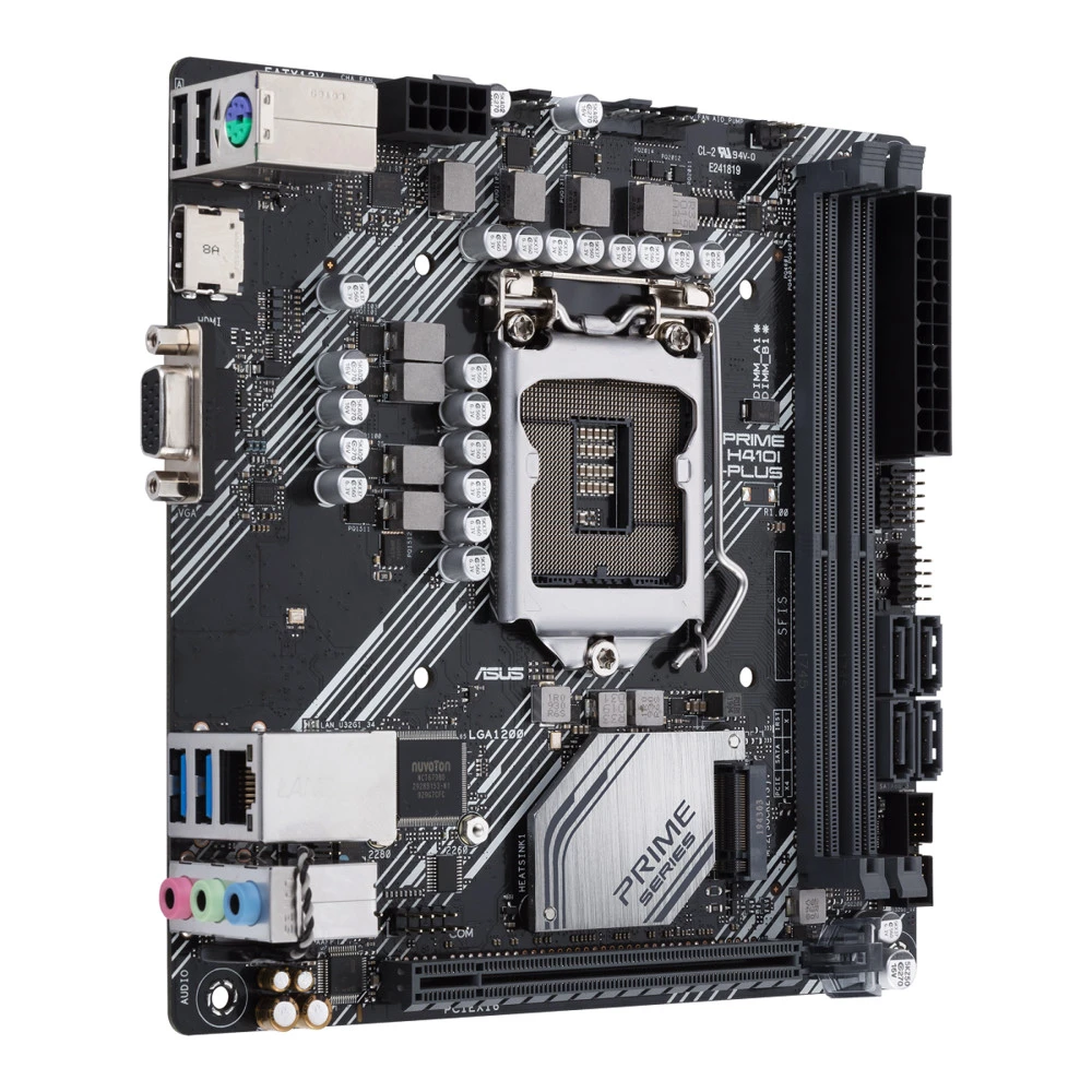 Материнская плата Asus PRIME H410I-PLUS Mini-ITX, LGA 1200