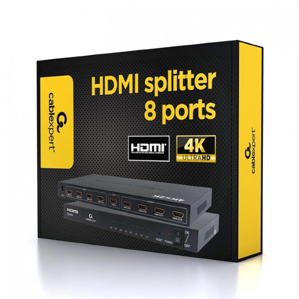 Аксессуар для ПК и Ноутбука Cablexpert DSP-8PH4-03 Разветвитель