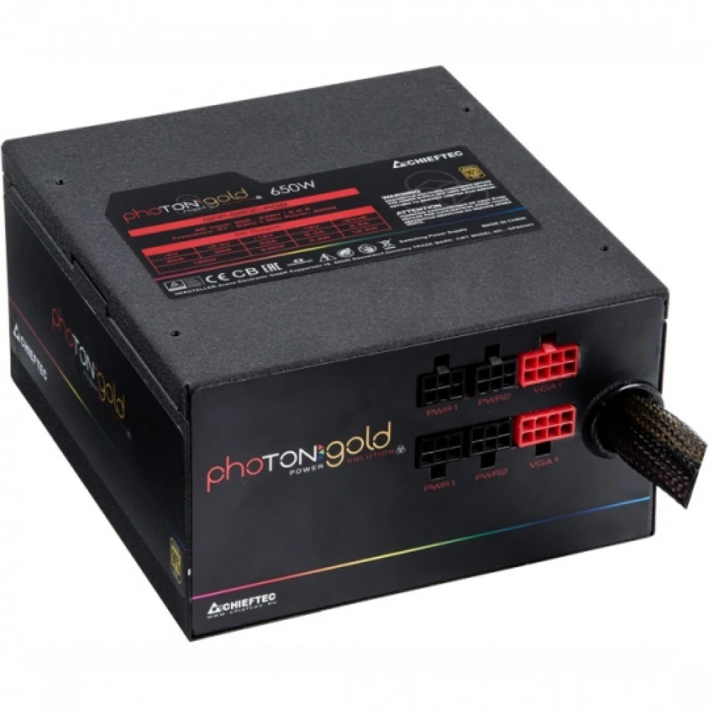 Блок питания Chieftec Photon Gold 650W GDP-650C-RGB 650 Вт