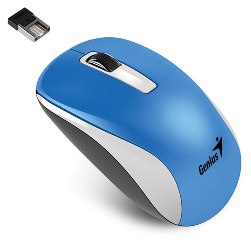 Мышь Genius NX-7010 White/Blue 31030114110 Бюджетные, Беспроводная