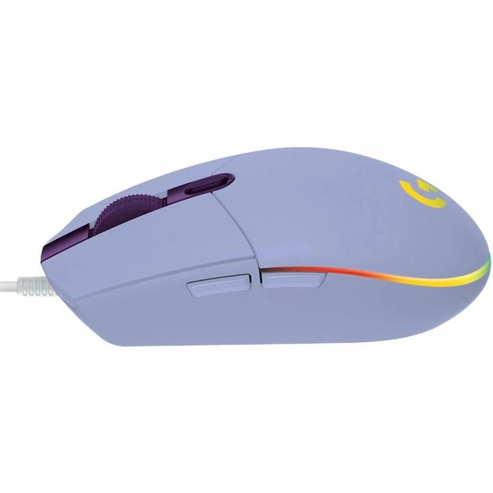 Мышь Logitech G102 LightSync Lilac 910-005854 Игровые, Проводная
