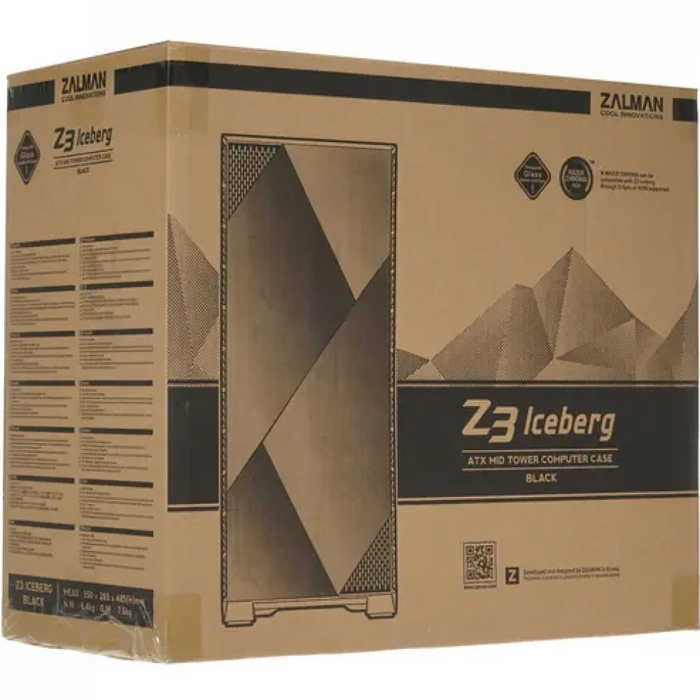 Корпус Zalman Z3 Iceberg Black Mid-Tower