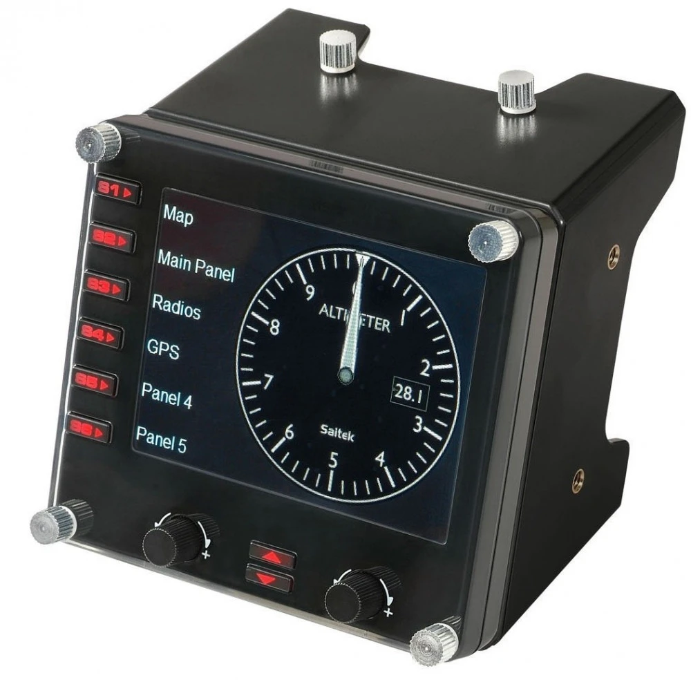Манипулятор Logitech Flight Instrument Panel (приборная панель с ЖК-дисплеем для авиасимуляторов) 945-000008