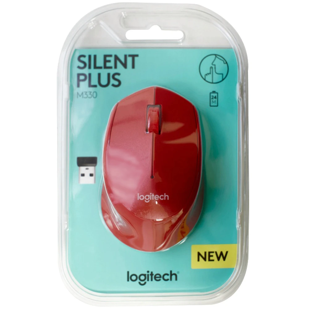 Мышь Logitech M330 SILENT PLUS 910-004911 Премиальные, Беспроводная
